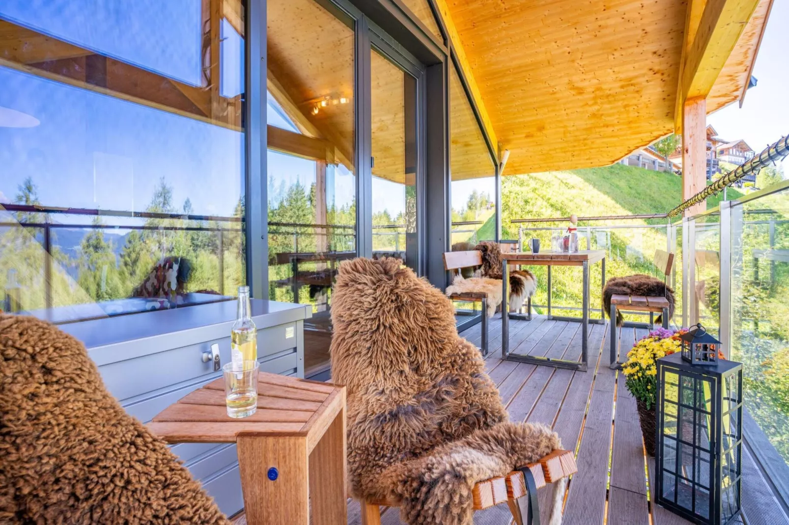 Alpenchalets Reiteralm 4-Terrasbalkon