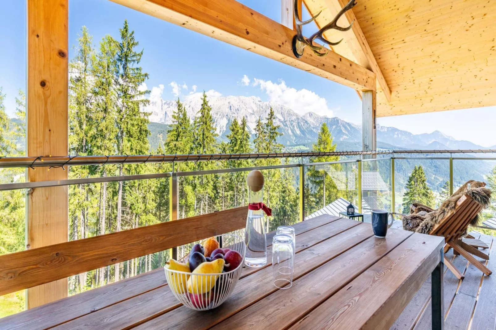 Alpenchalets Reiteralm 4-Terrasbalkon
