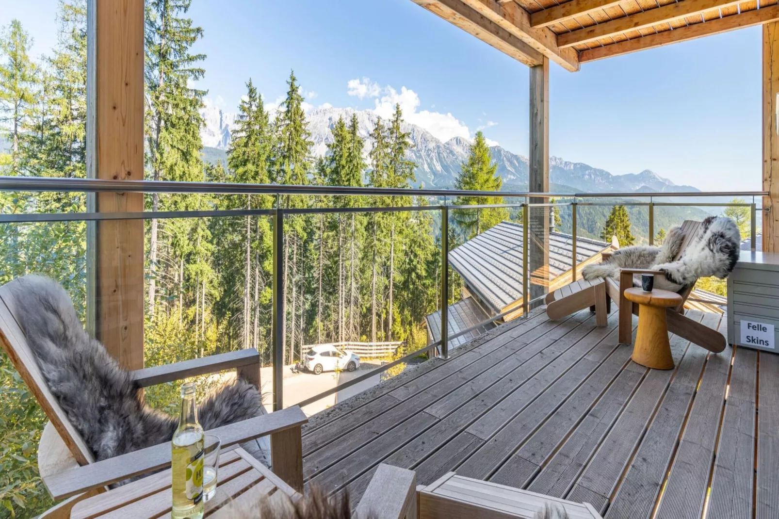 Alpenchalets Reiteralm 4-Terrasbalkon