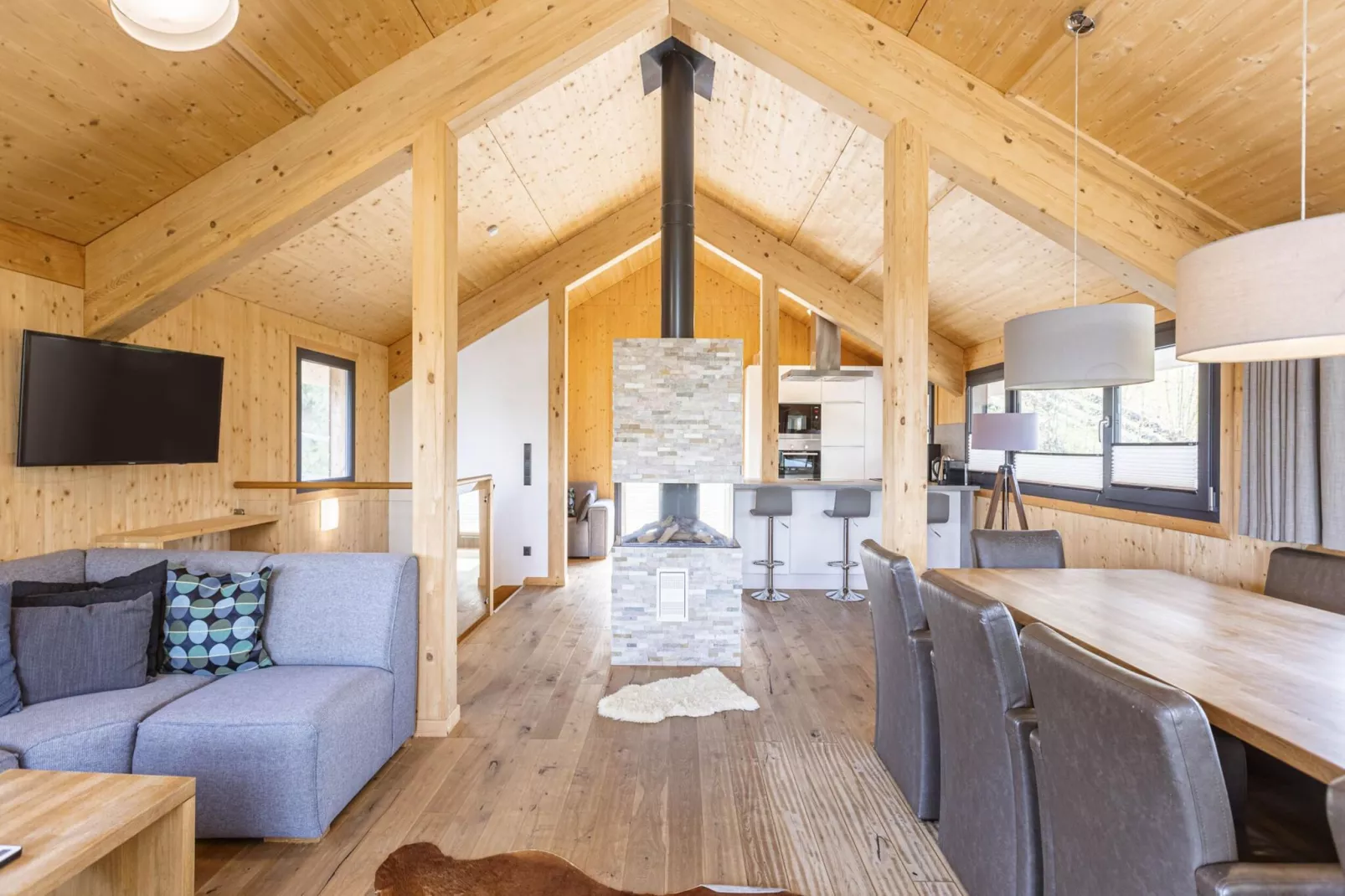 Alpenchalets Reiteralm 5-Woonkamer