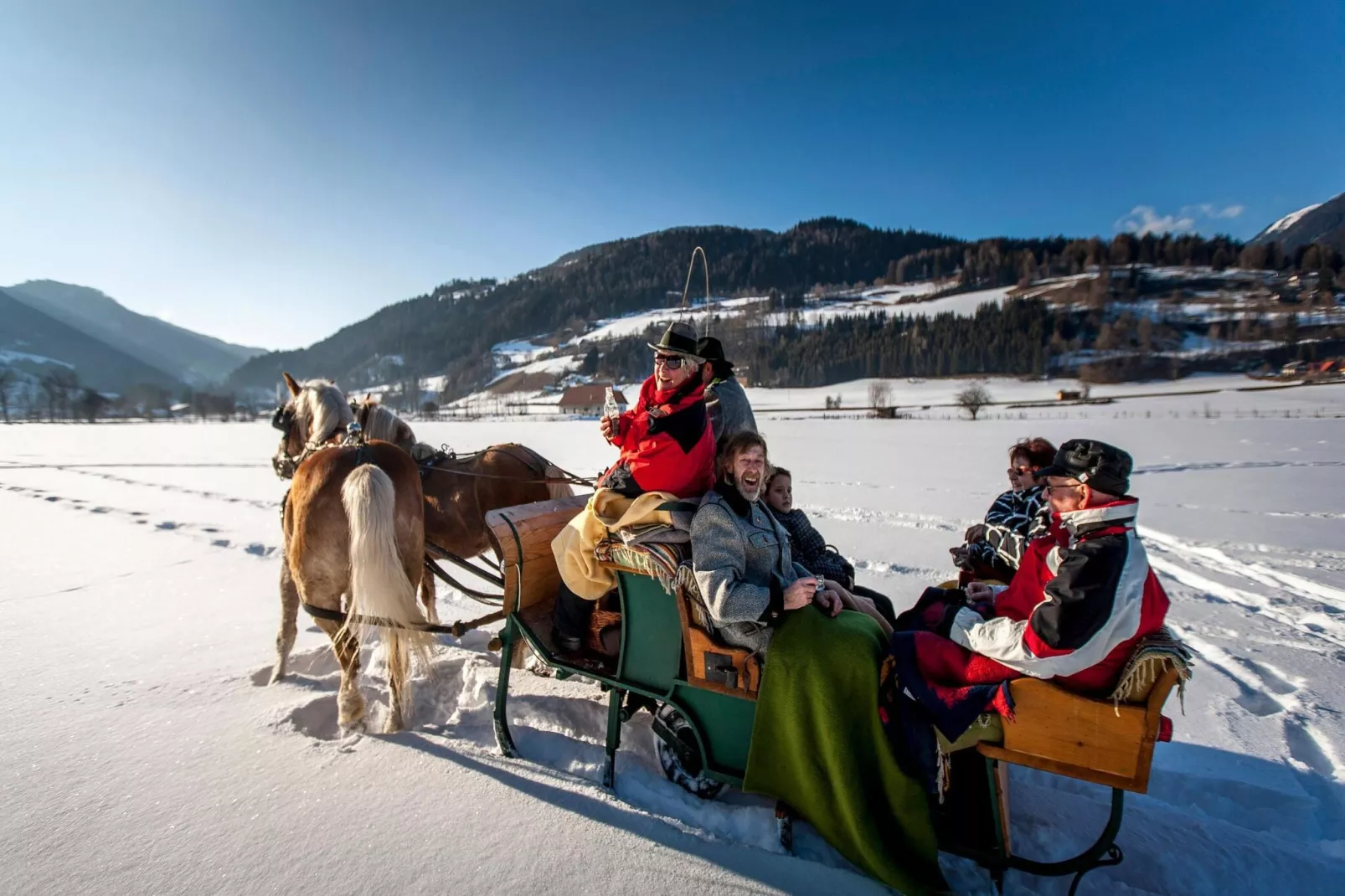 Alpenchalets Reiteralm 10-Gebied winter 5km