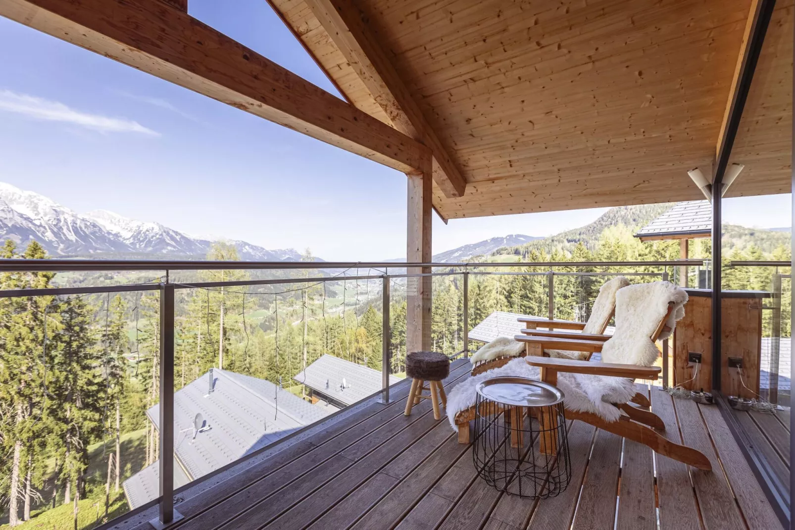 Alpenchalets Reiteralm 7-Terrasbalkon