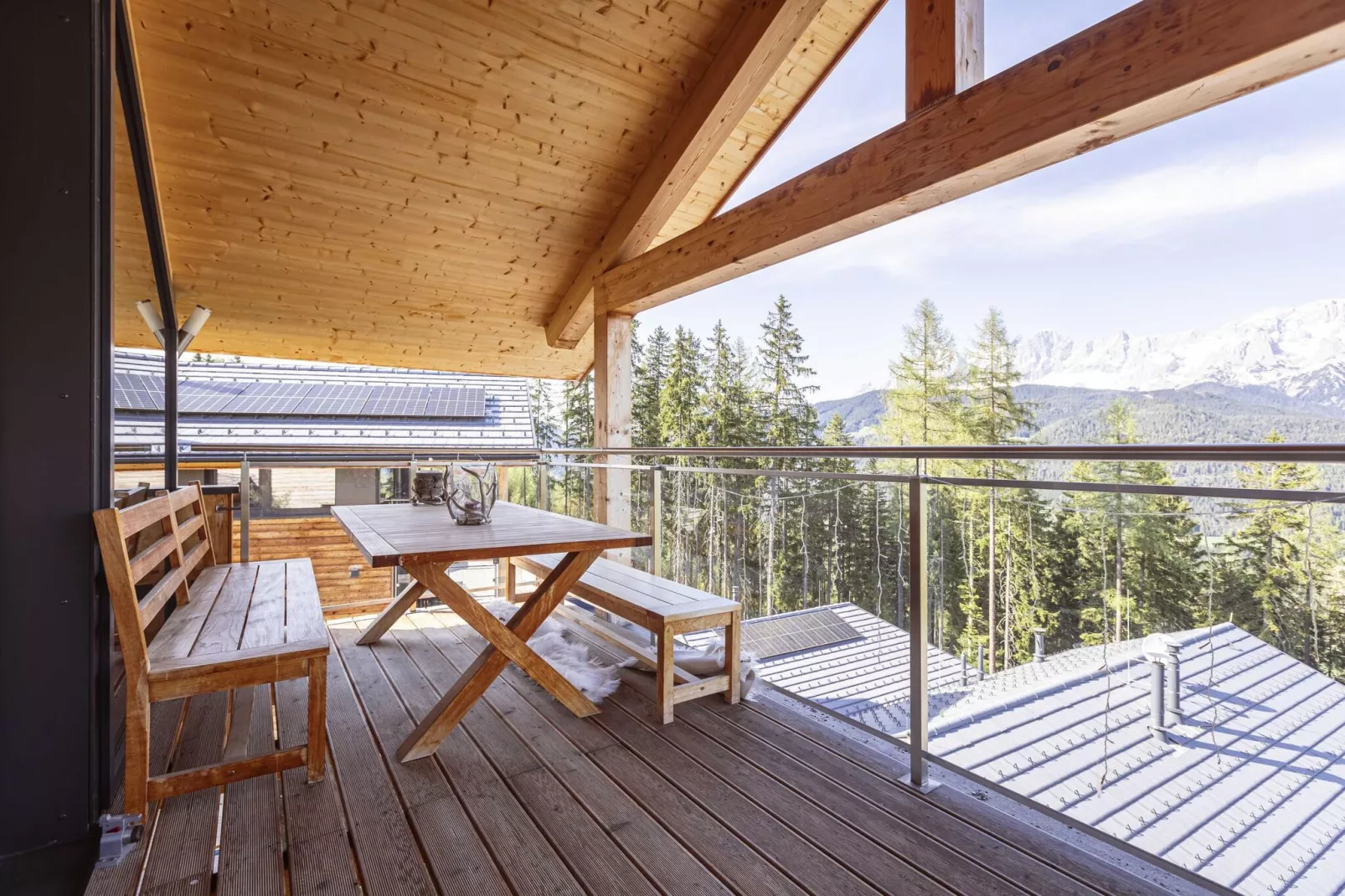 Alpenchalets Reiteralm 7-Terrasbalkon