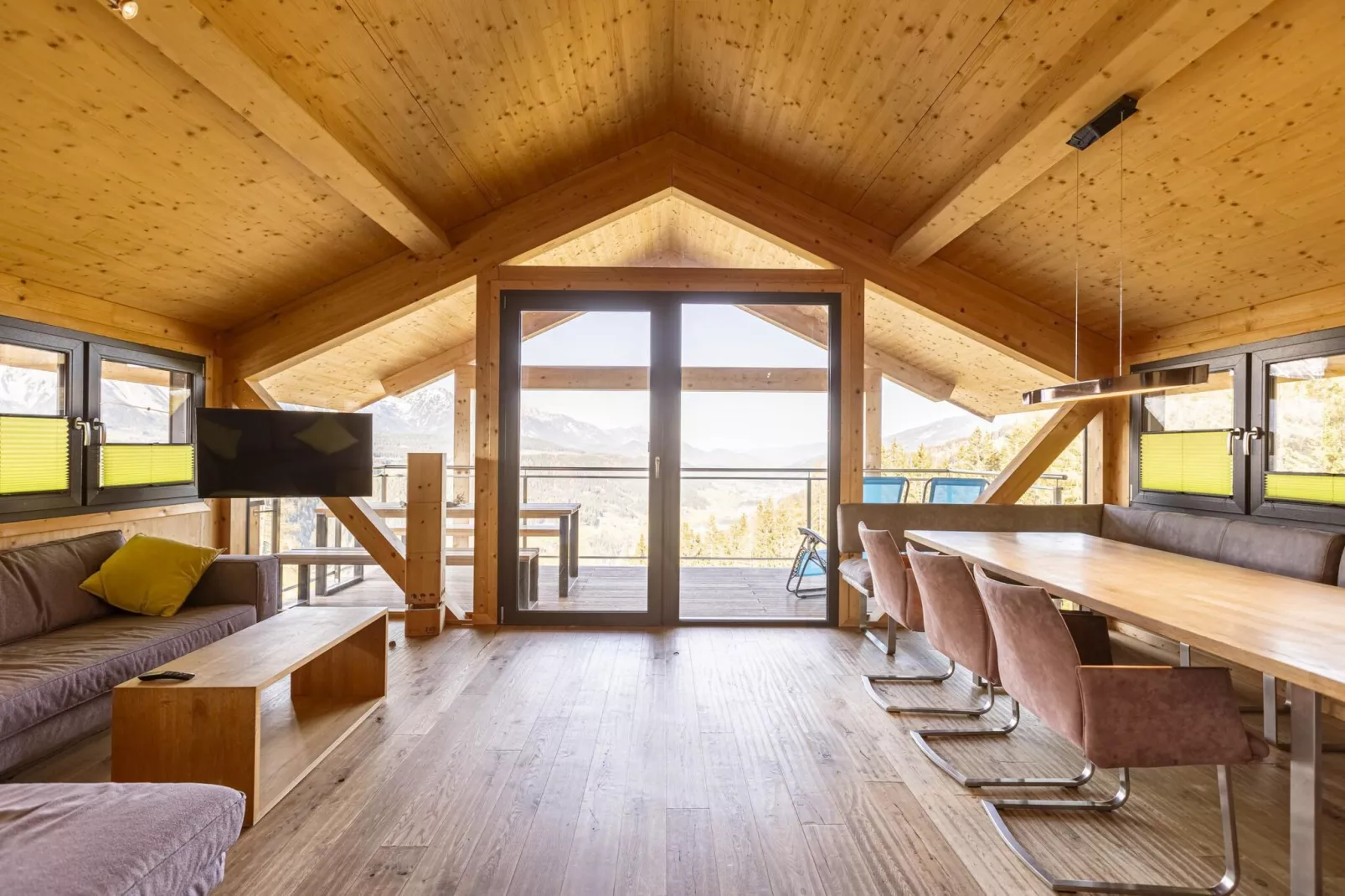 Alpenchalets Reiteralm 9-Woonkamer