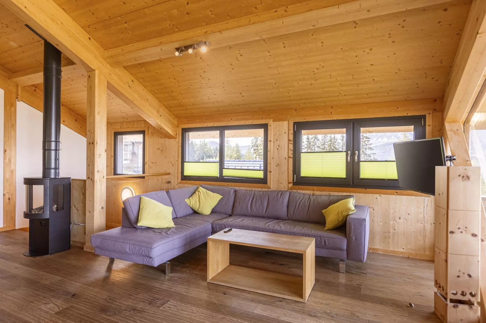 Alpenchalets Reiteralm 9-Woonkamer