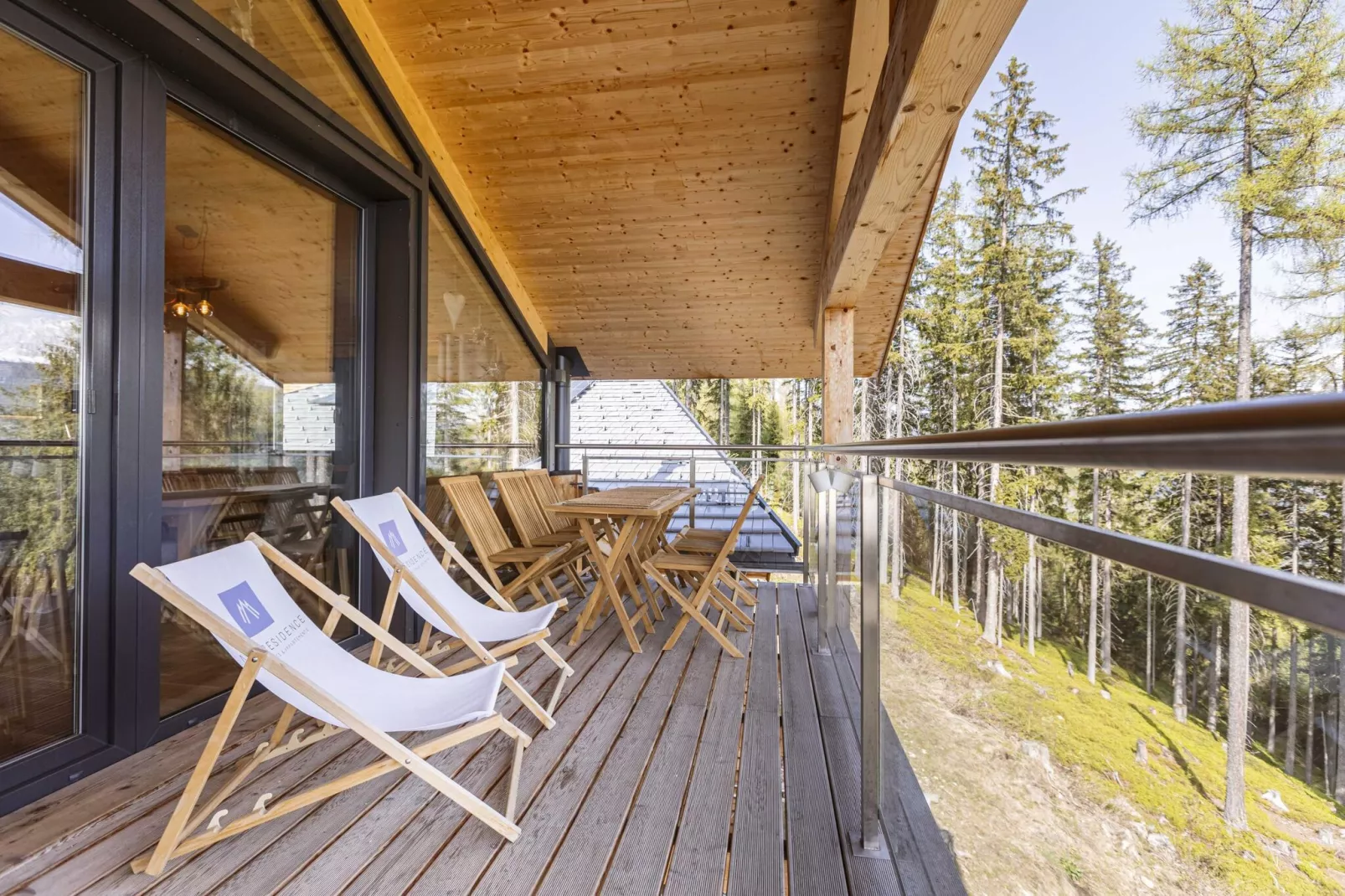 Alpenchalets Reiteralm 13-Terrasbalkon