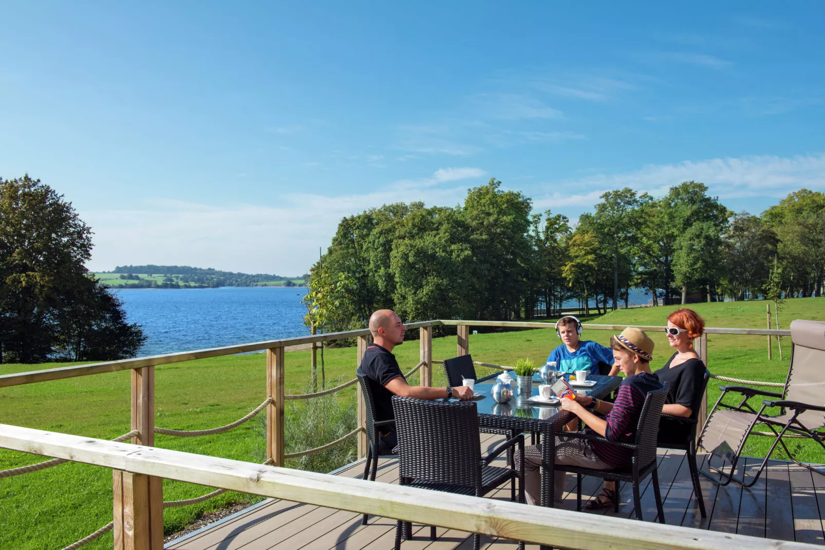 Domaine Golden Lakes Village 1-Terrasbalkon
