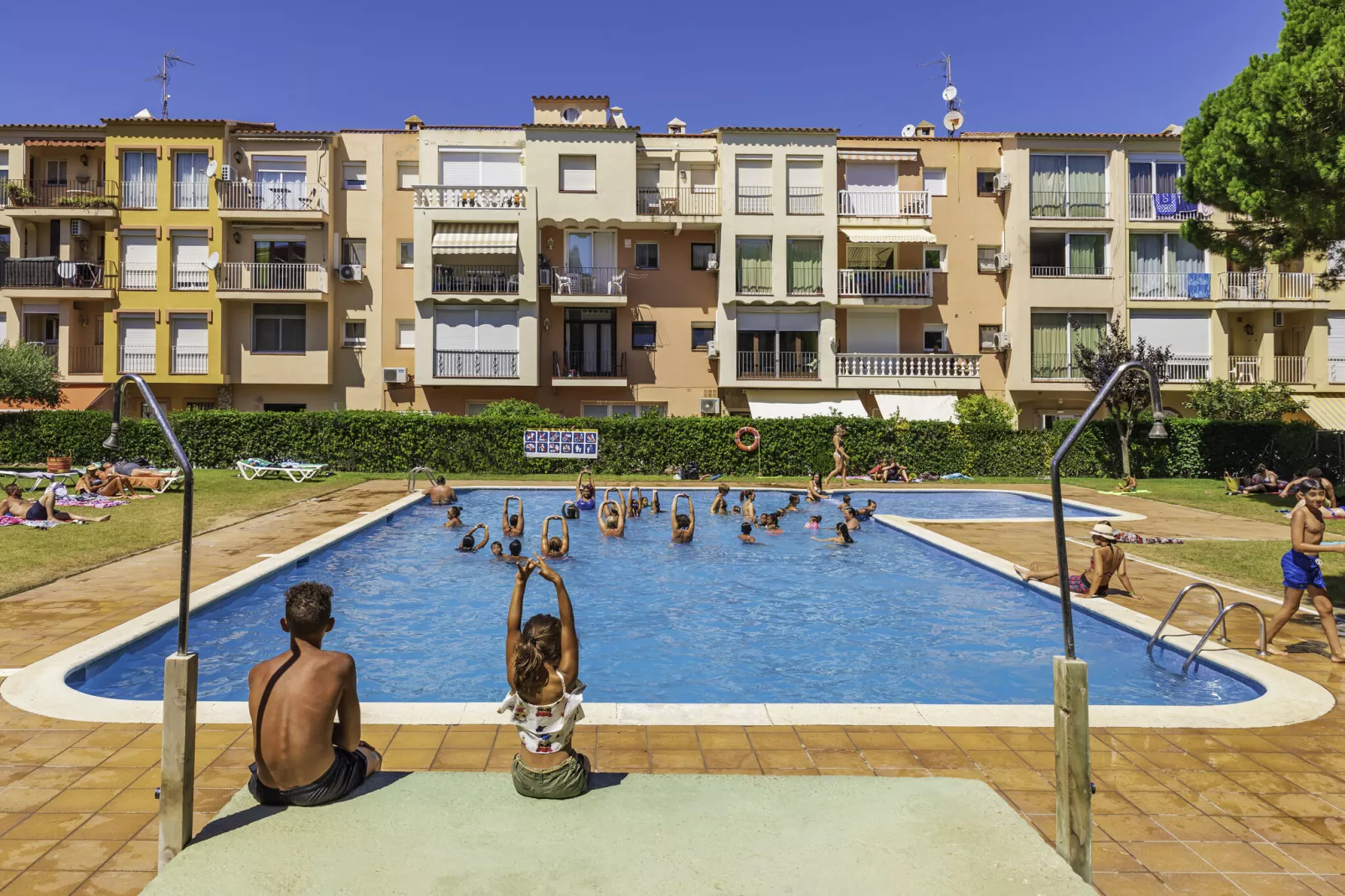 APARTAMENTOS COMTE D'EMPURIES C46-Zwembad