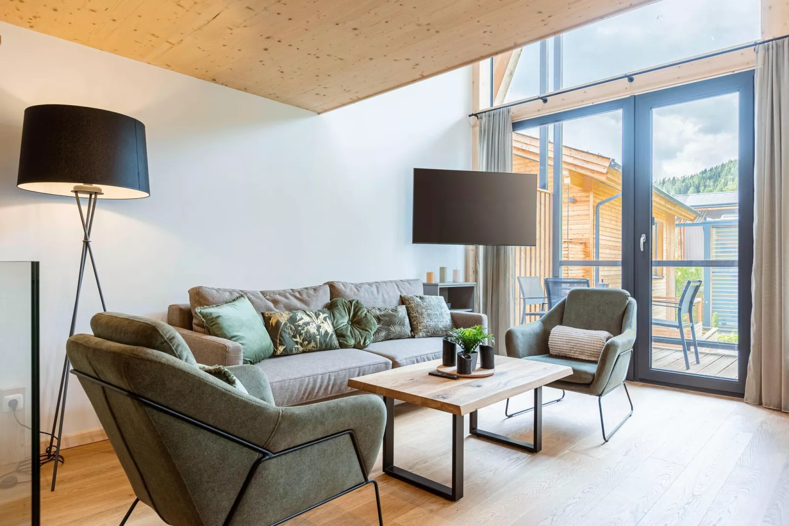 Kreischberg Pool Villen 2b-Woonkamer
