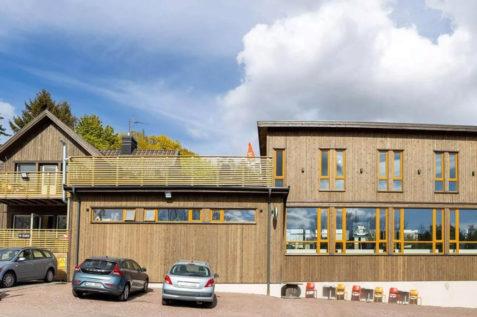 Mooie 4-sterrenhotelkamer met gratis ontbijt-Buitenlucht