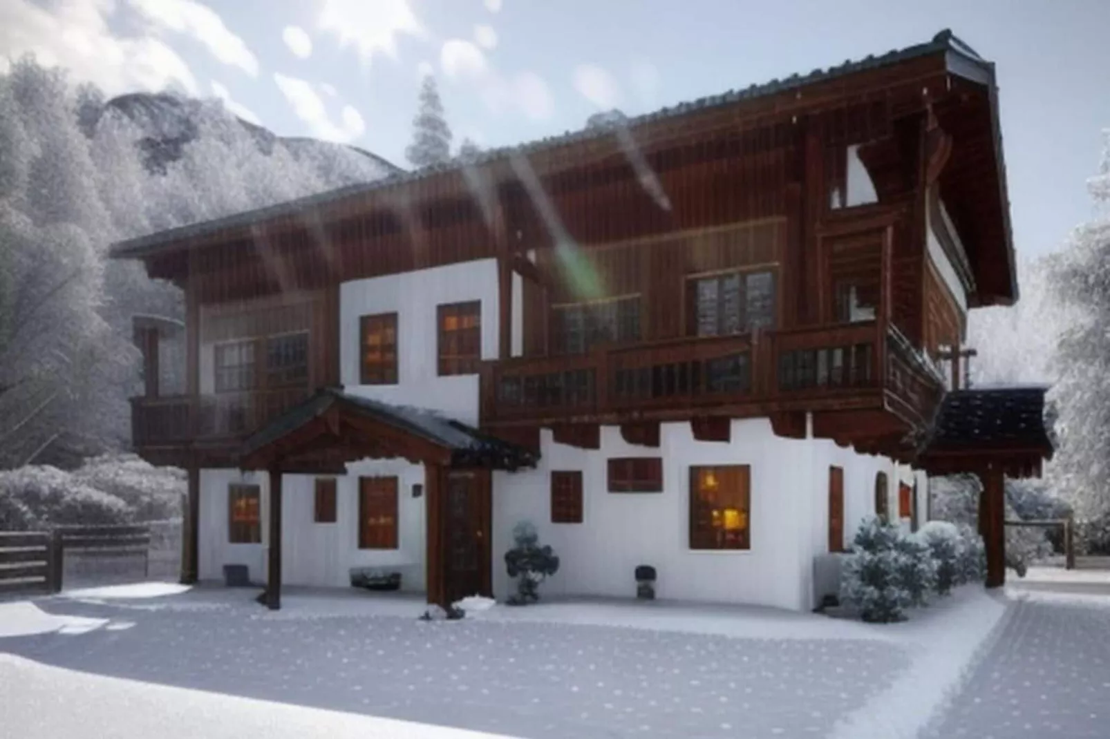 Apartment "Felbertal" - Apartment 5 - Balkon Süd-Exterieur winter