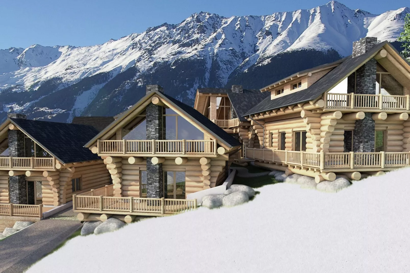 Chalet Faltri-Exterieur winter
