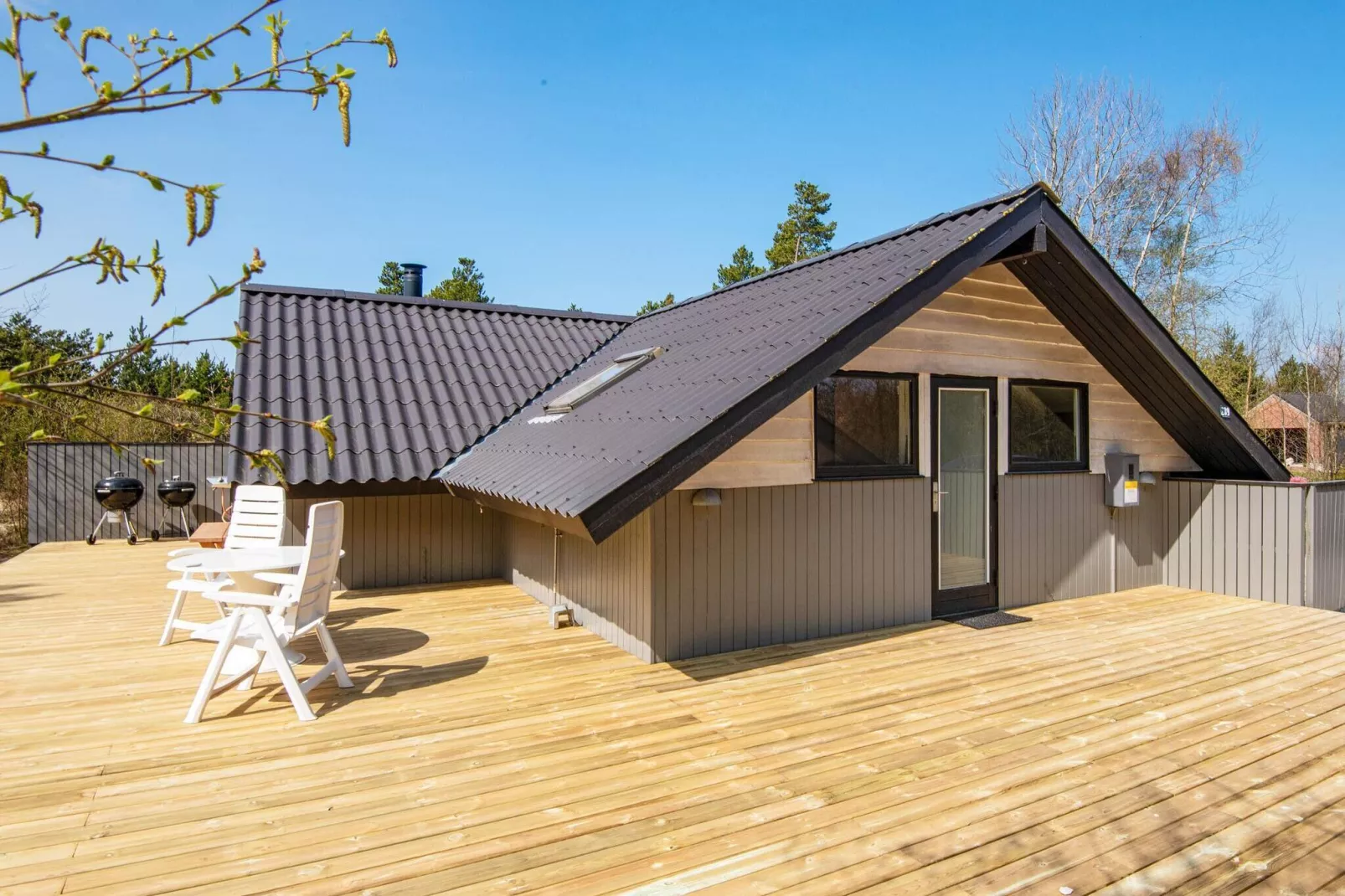 Luxueuze vakantiewoning in Nørre Nebel met terras
