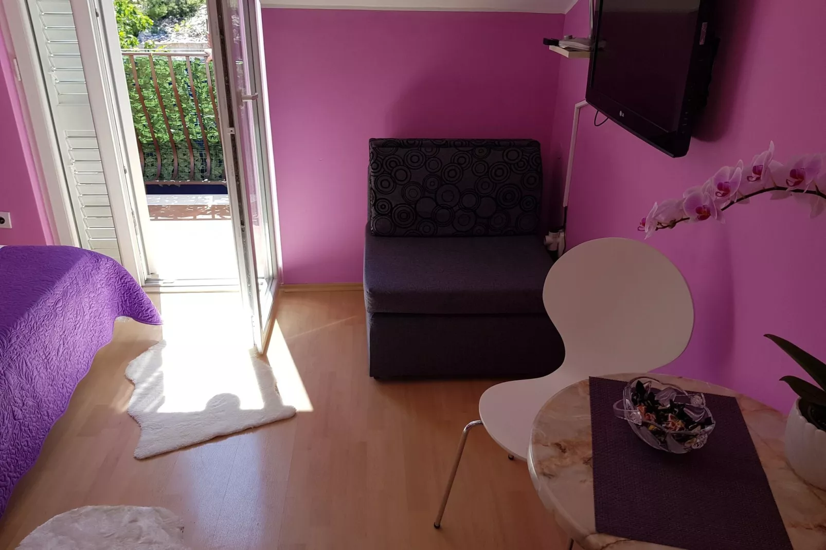 Guest House Avdic - Studio Apartment with Balcony-Binnen