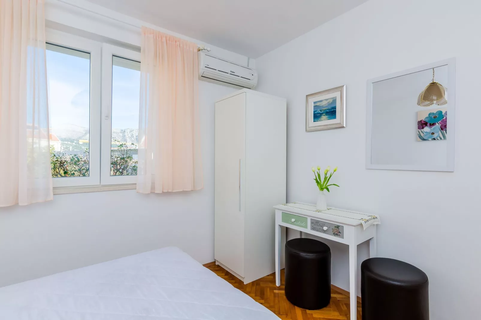 Guest House Vulic - Studio Apartment with Terrace-Slaapkamer