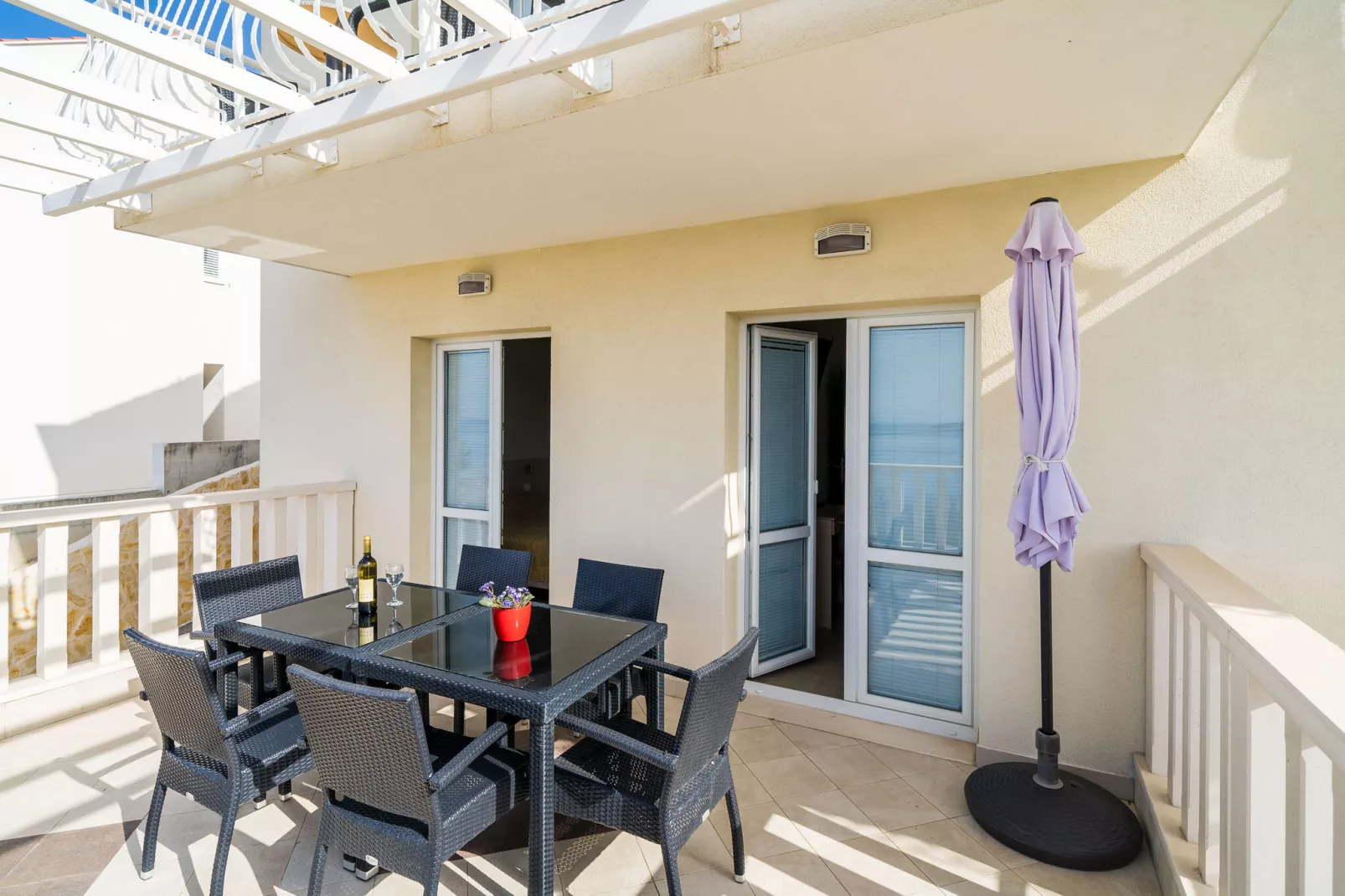 Villa Samba - Two-Bedroom Apartment with Terrace and Sea View - A4+1-Terras
