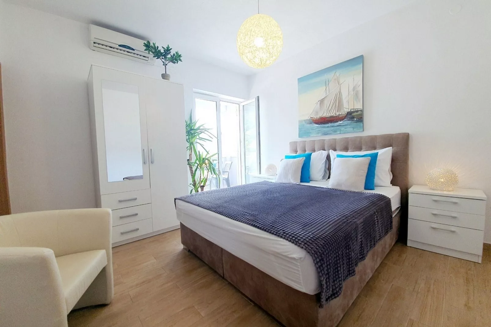 Apartments A&M - Studio with Balcony and Sea View (A4)