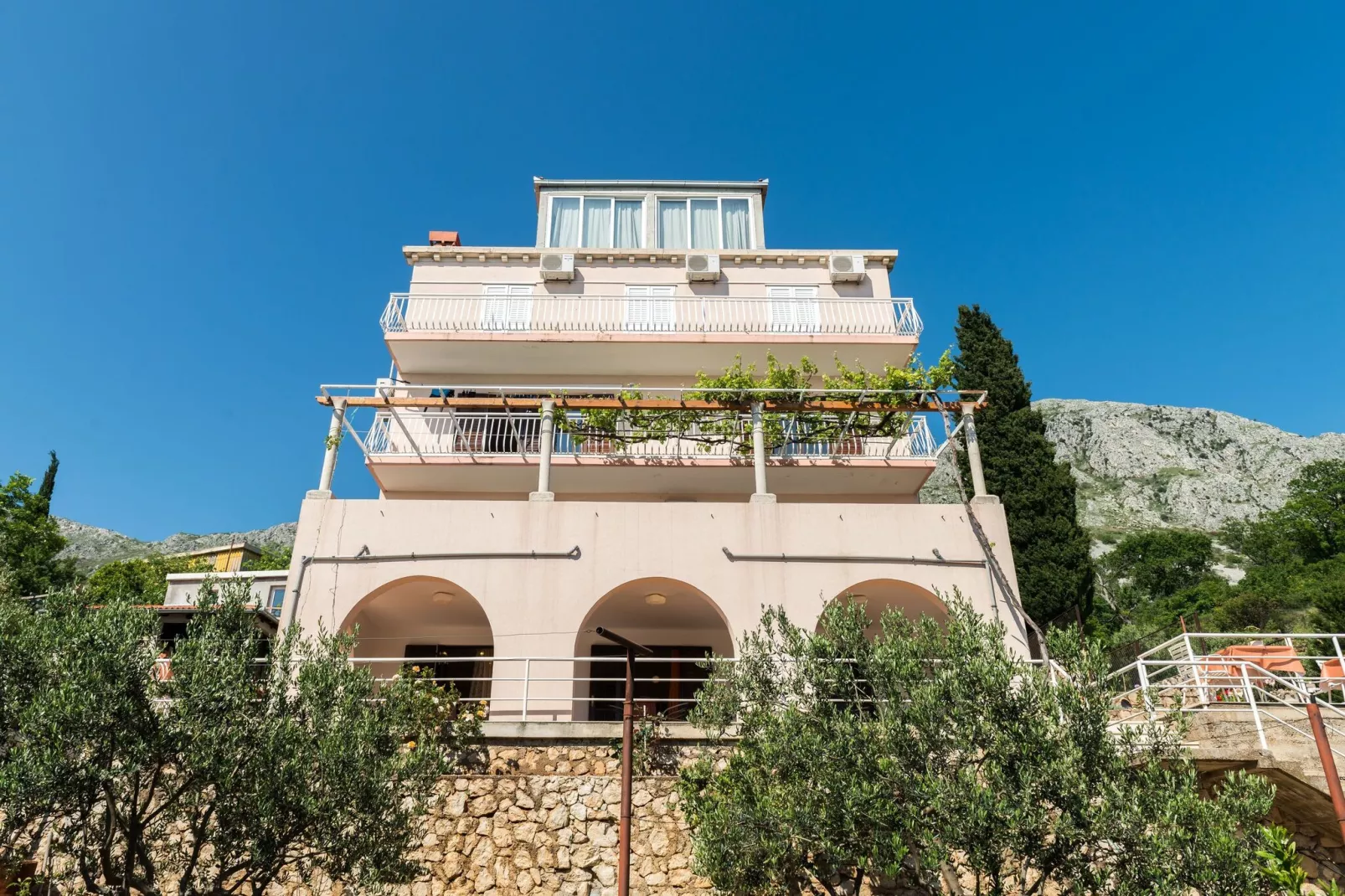Villa Barbara - Studio with Terrace and Sea View  (br.3)-Buitenlucht