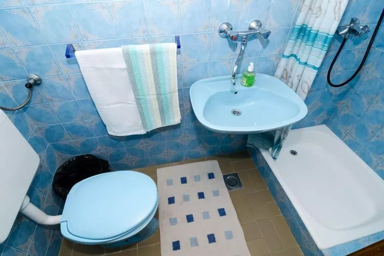 Villa Barbara - Studio with Terrace and Sea View  (br.3)-Badkamer