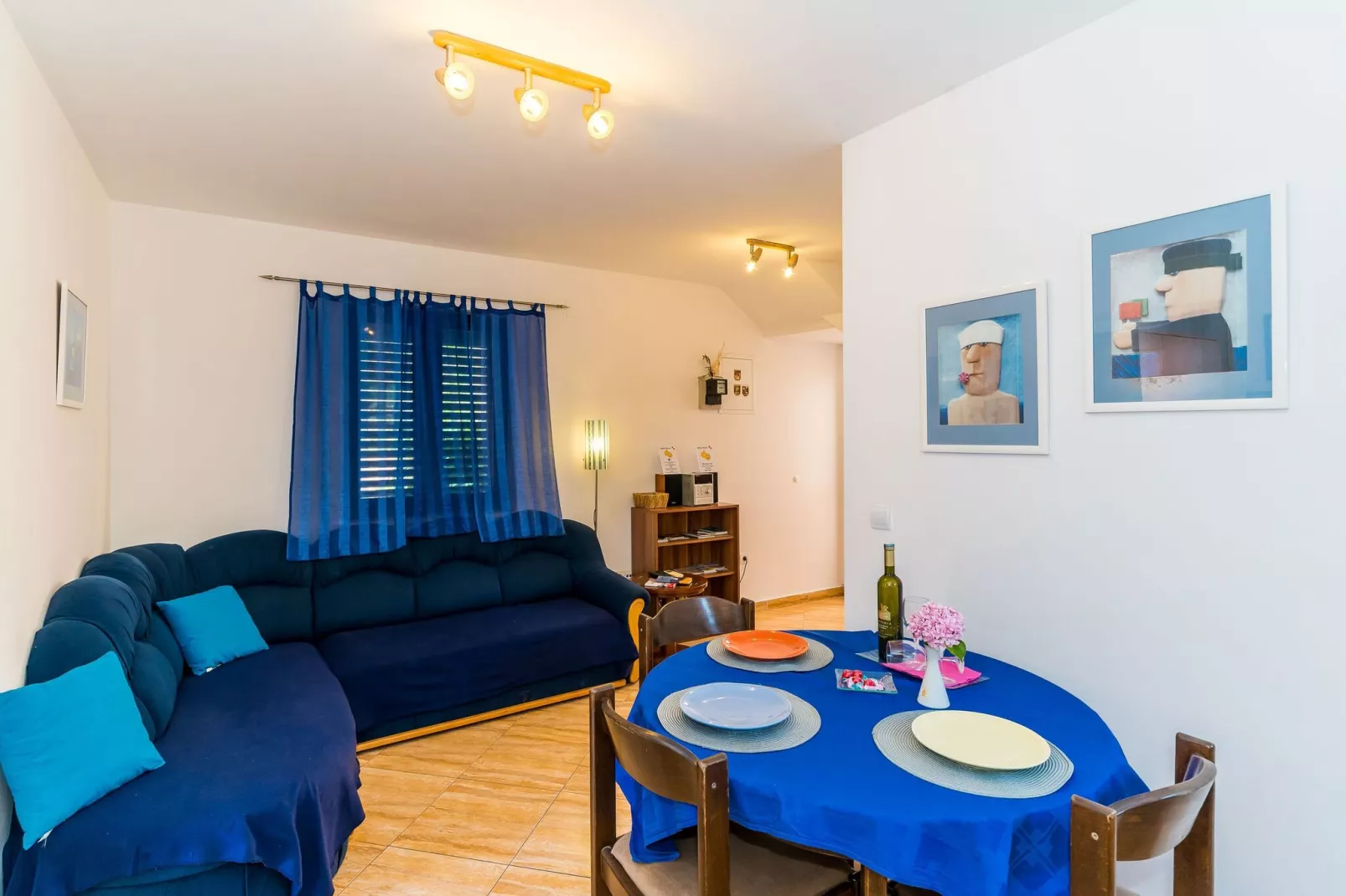 Apartments Casa Vanna - One Bedroom Apartment-Woonkamer