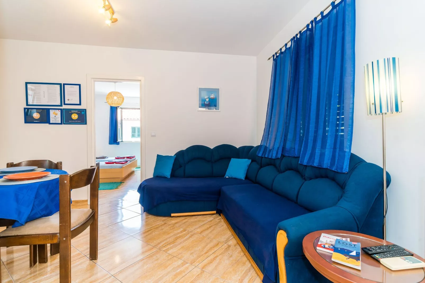 Apartments Casa Vanna - One Bedroom Apartment-Woonkamer