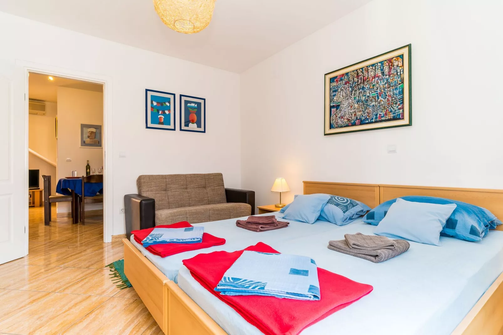 Apartments Casa Vanna - One Bedroom Apartment-Slaapkamer