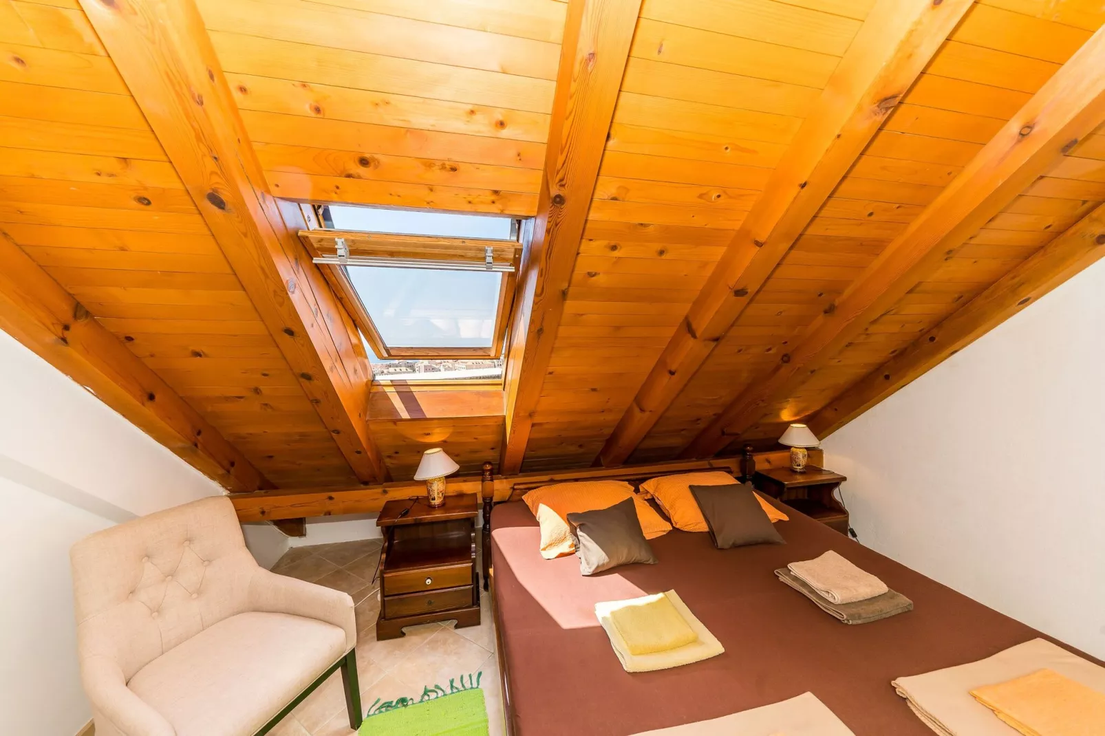 Apartment Casa Vanna - Two-Bedroom Apartment with Terrace and Sea View-Slaapkamer