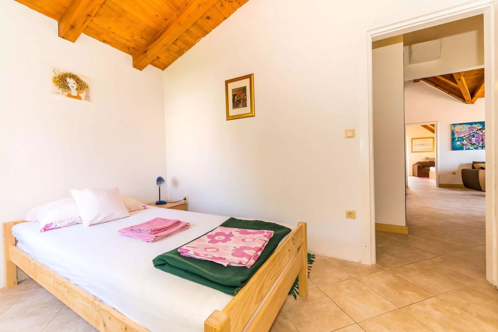 Apartment Casa Vanna - Two-Bedroom Apartment with Terrace and Sea View-Slaapkamer