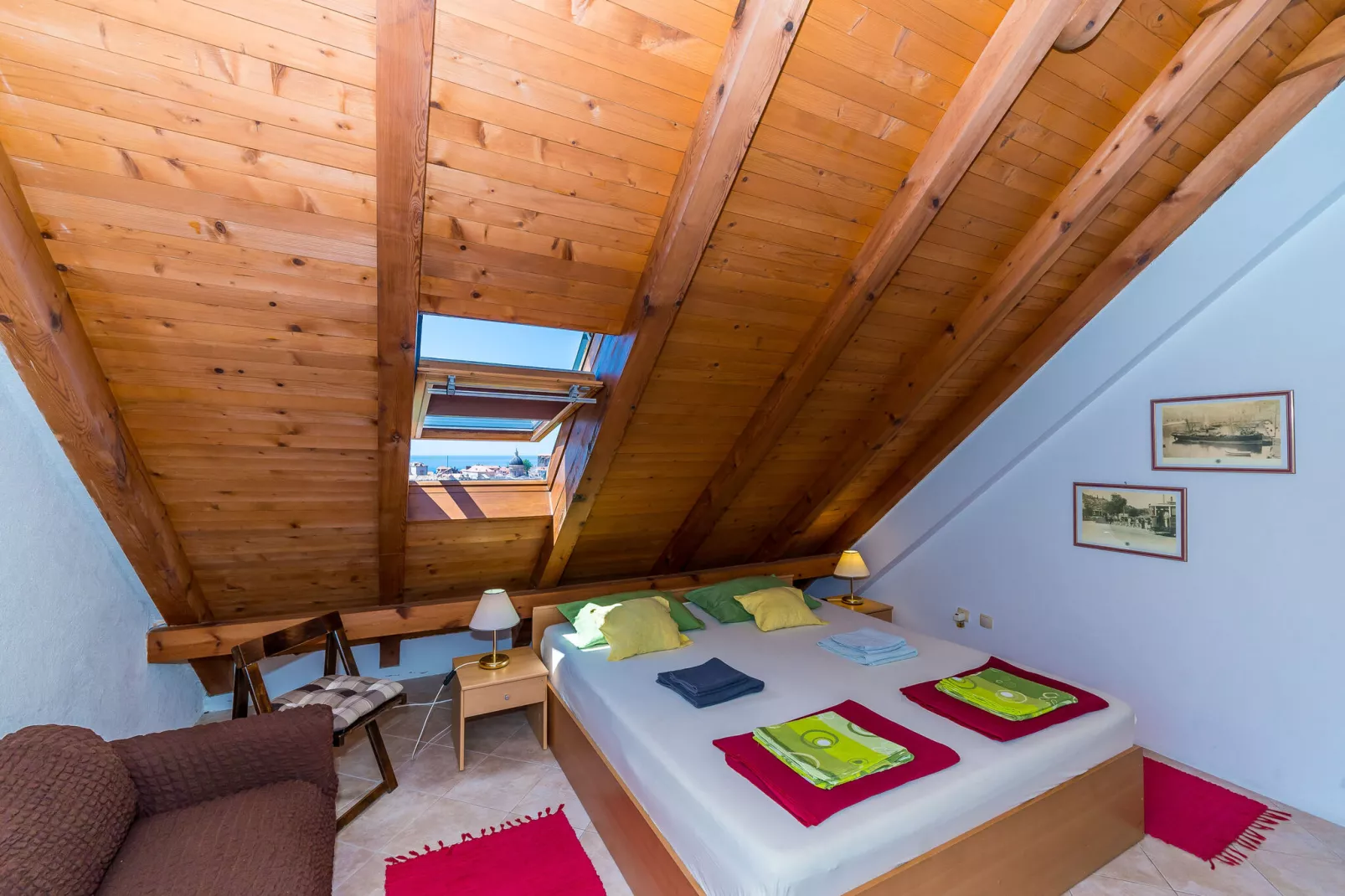Apartment Casa Vanna - Two-Bedroom Apartment with Terrace and Sea View-Slaapkamer