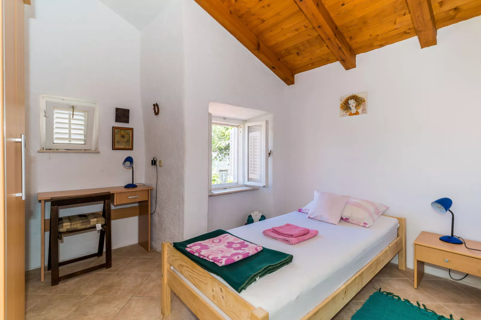 Apartment Casa Vanna - Two-Bedroom Apartment with Terrace and Sea View-Slaapkamer