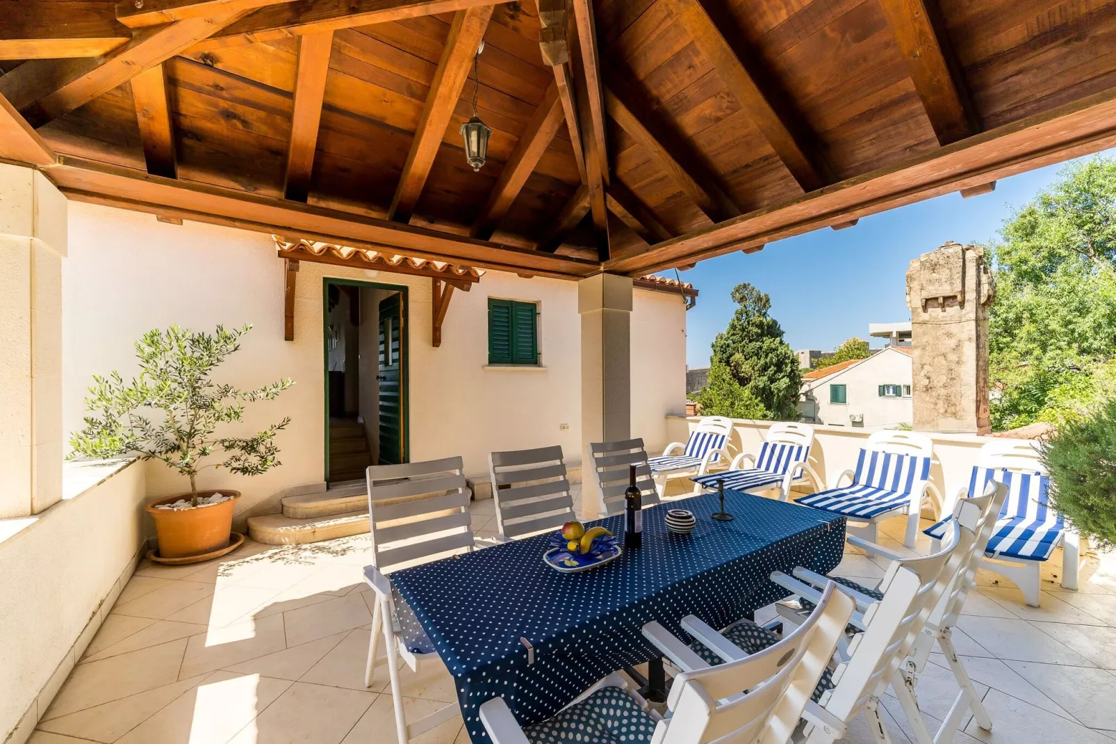 Apartment Casa Vanna - Two-Bedroom Apartment with Terrace and Sea View-Terras