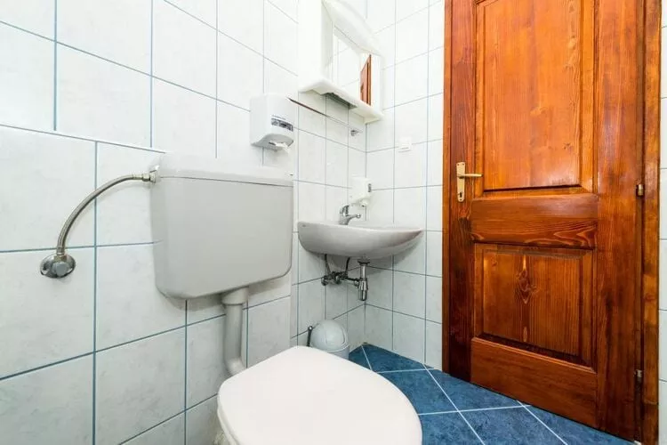 Apartments Azzurro- Three Bedroom Apartment with Terrace and Hot Tub ( Azzurro I-donji)-Badkamer
