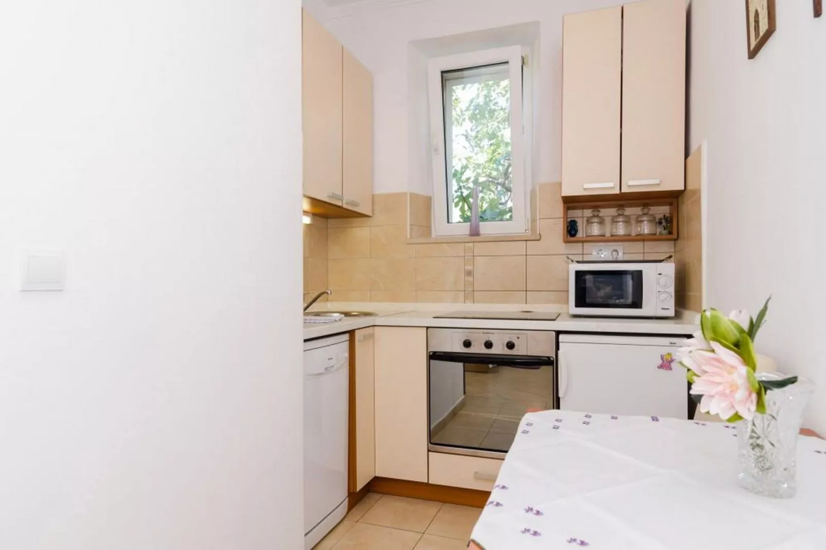 Apartments and Room Frane - Studio with Terrace-Keuken