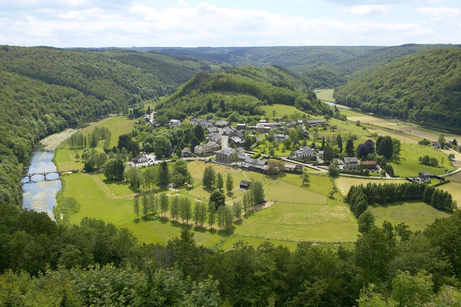 Moulin Nawès-Gebieden zomer 20km