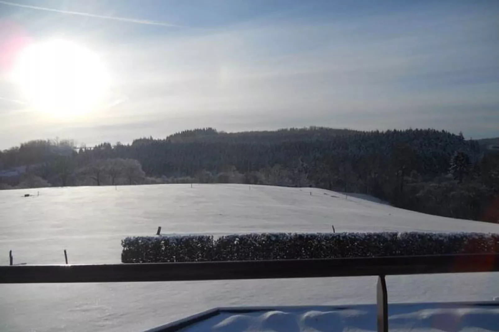 Gîte du Chenay-Uitzicht winter