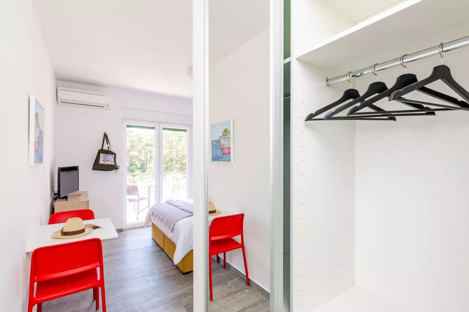 Apartments Villa Lukas - ''No.6'' Studio Apartment with Balcony and Sea View-Binnen