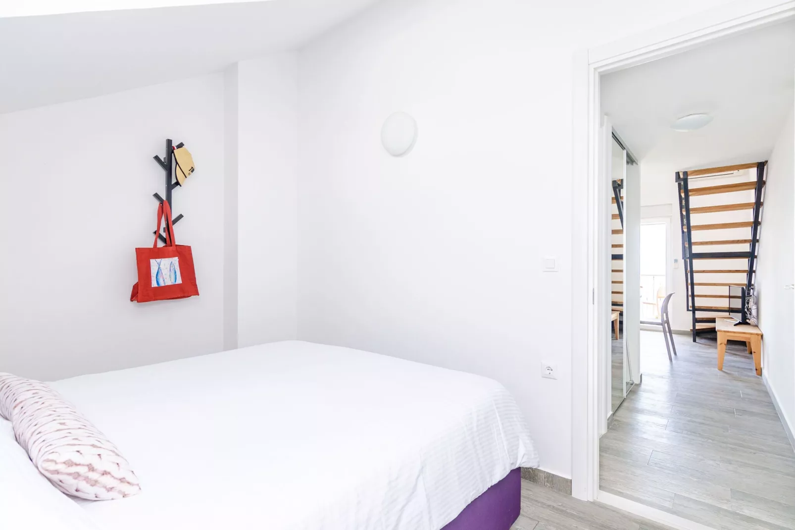 Apartments Villa Lukas - ''No.12'' Gallery Two Bedroom Apartment with Balcony and Sea View-Slaapkamer