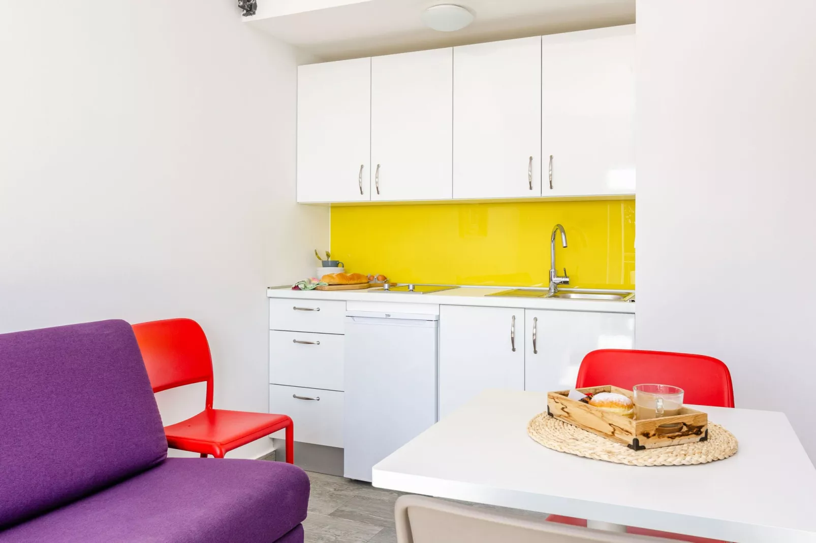 Apartments Villa Lukas - ''No.11'' Gallery Studio Apartment with Balcony and Sea View-Keuken
