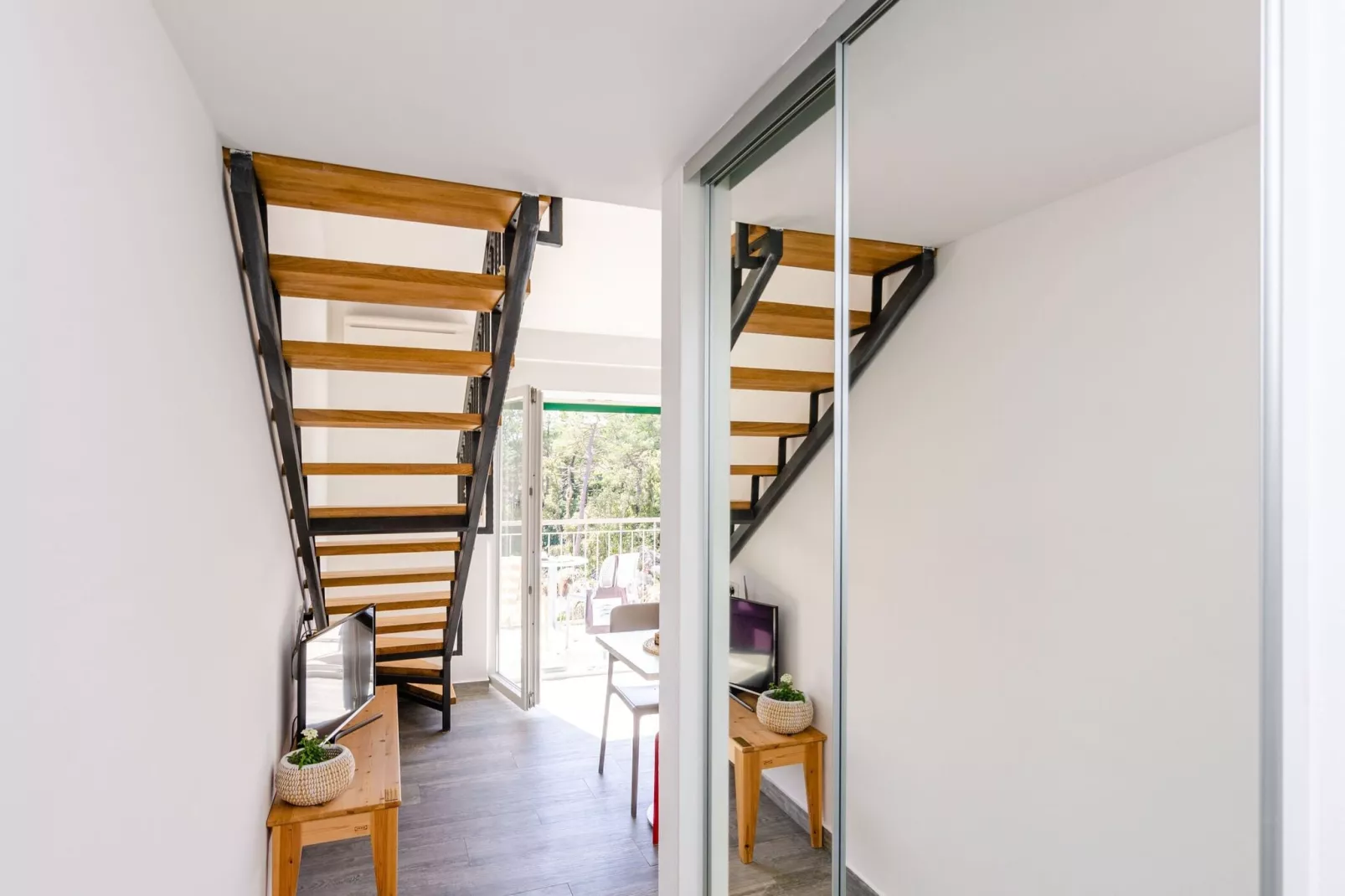 Apartments Villa Lukas - ''No.11'' Gallery Studio Apartment with Balcony and Sea View-Binnen