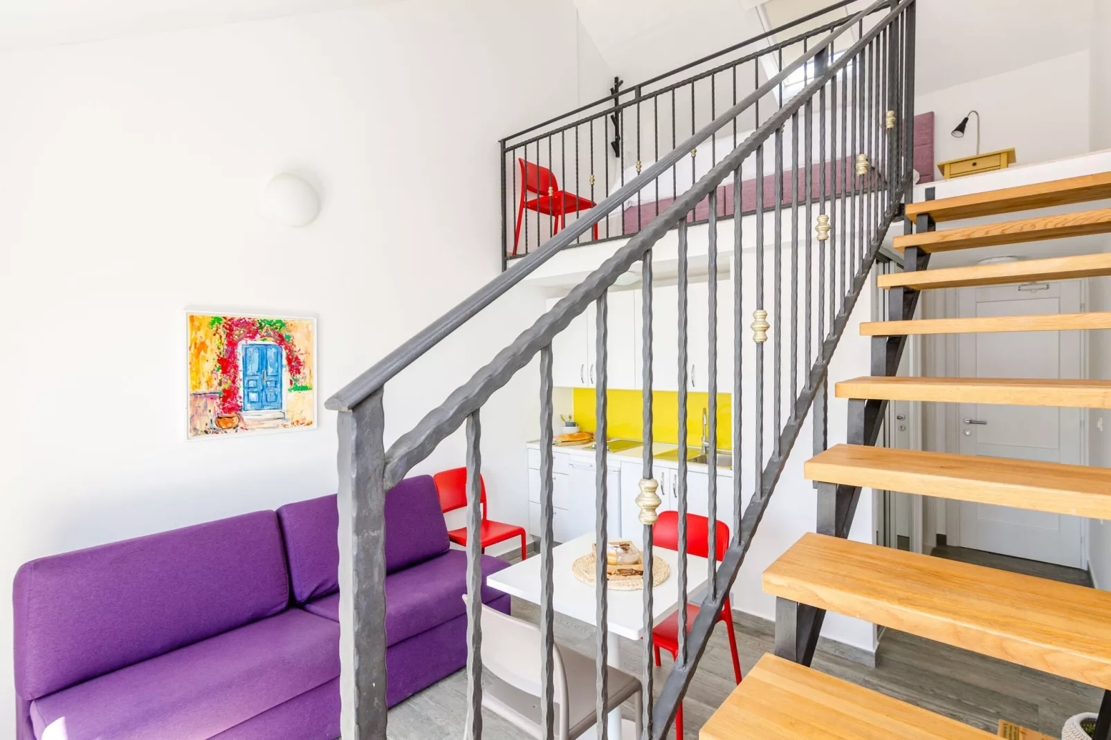 Apartments Villa Lukas - ''No.11'' Gallery Studio Apartment with Balcony and Sea View-Binnen