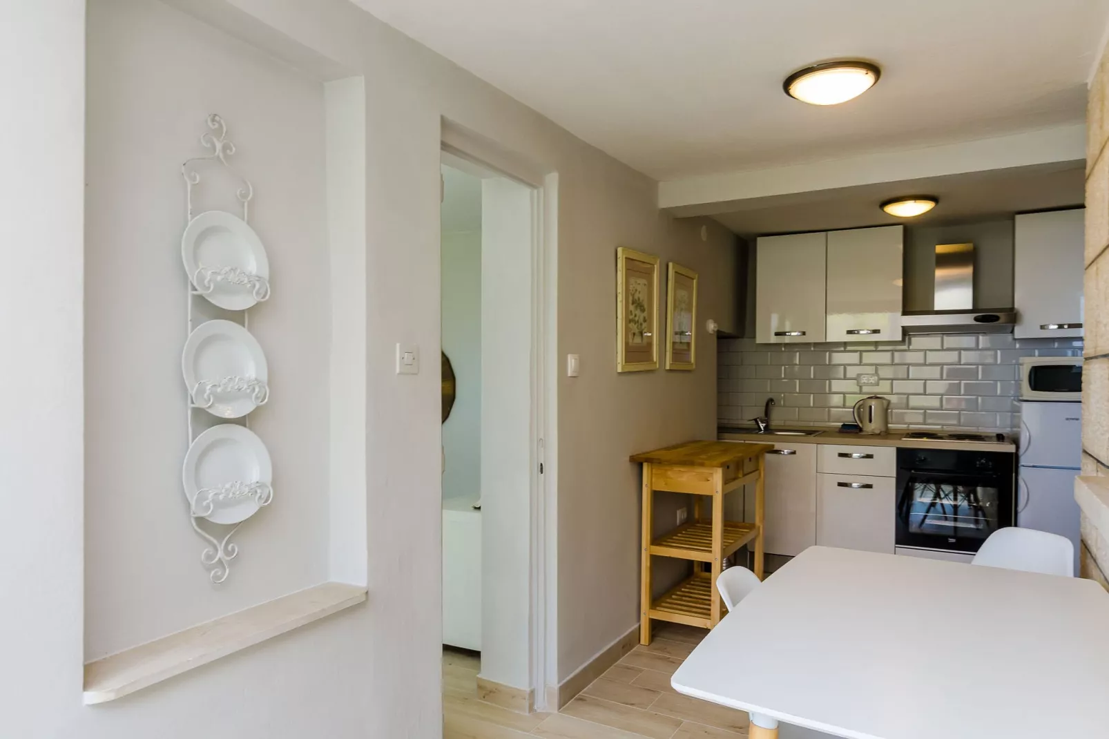 Apartment Kate - Two Bedroom Apartment with Sea View-Keuken