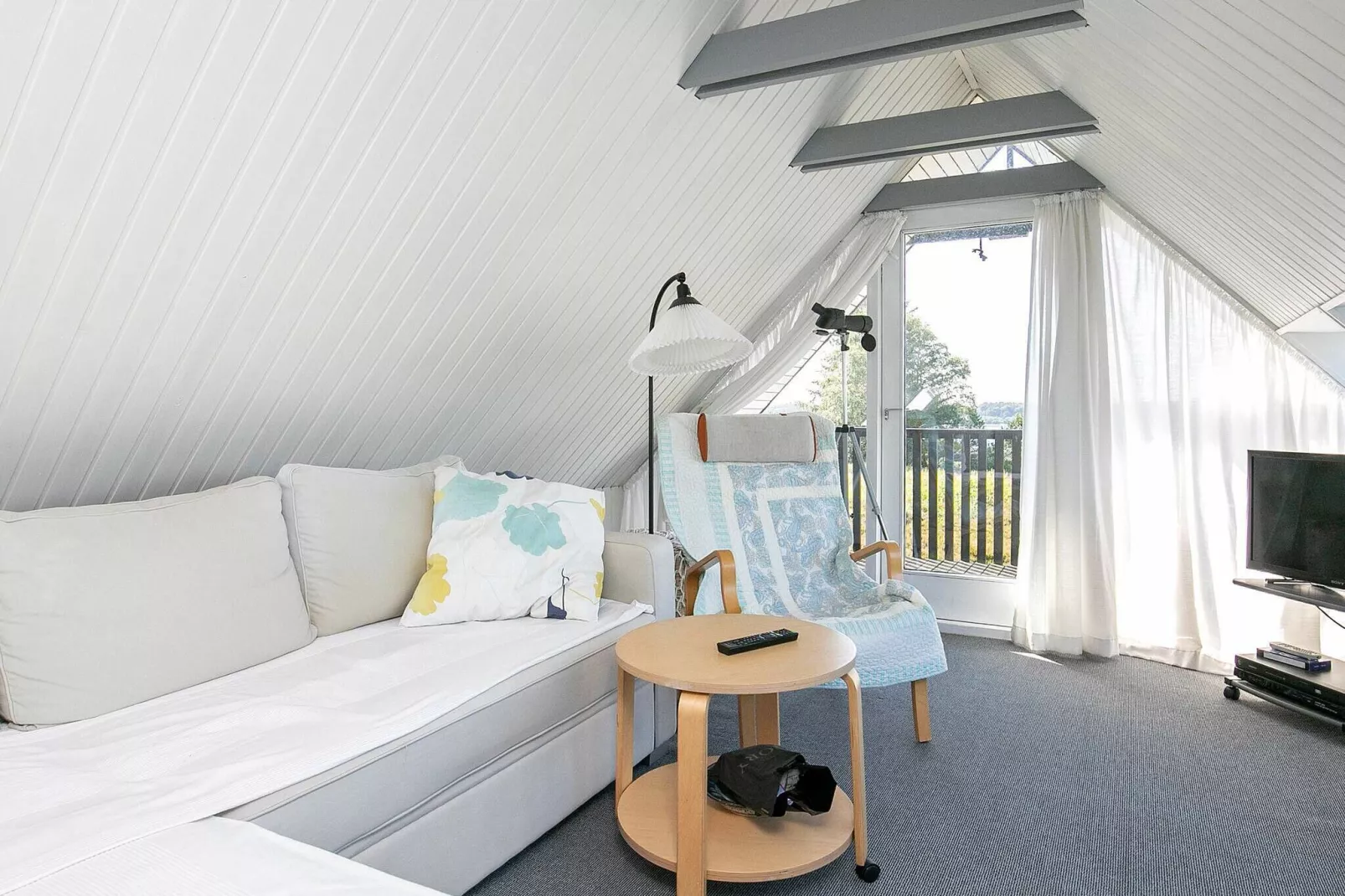 Prettige cottage dicht bij Sallingsund met een terras-Binnen