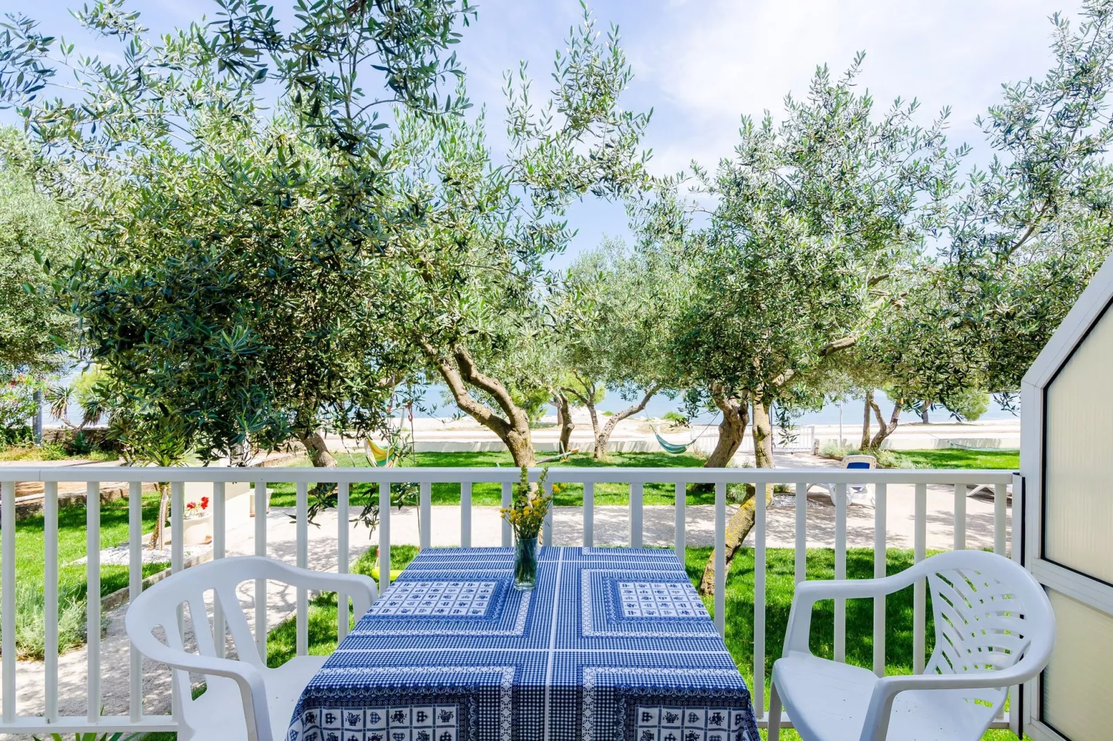 Apartments Glavor - One Bedroom Apartment with Terrace and Sea View (A1)-Terras