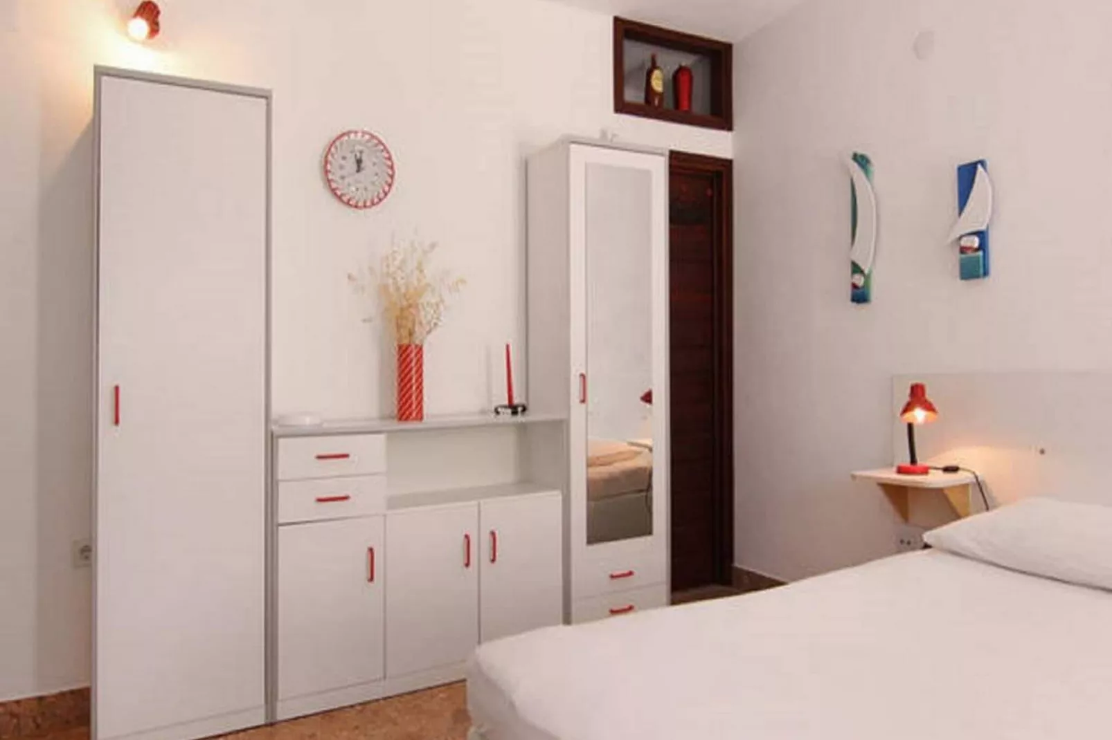 Apartments Nadia - Studio Apartment With Terrace  (A1)-Slaapkamer