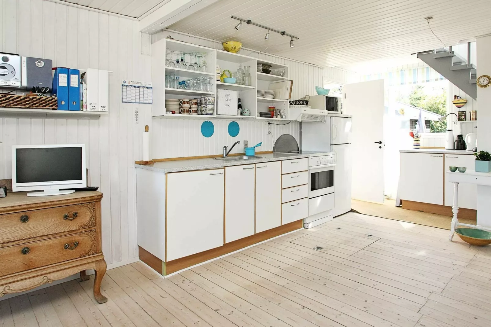 Prettige cottage dicht bij Sallingsund met een terras-Binnen