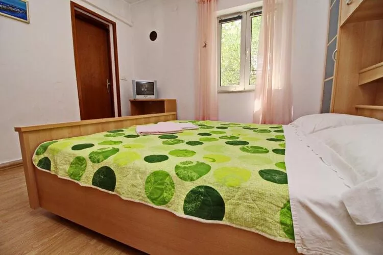 Apartments Radojković Lumbarda -One Bedroom Apartment with Terrace and Partial Sea View(A1)-Slaapkamer