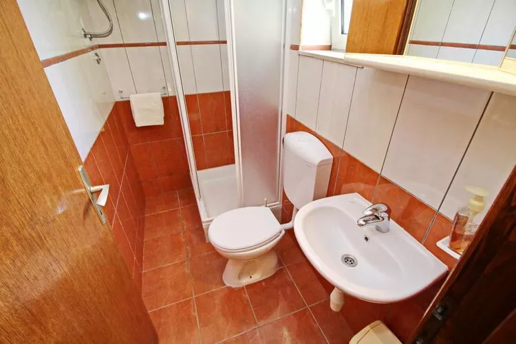 Apartments Radojković Lumbarda -One Bedroom Apartment with Terrace and Partial Sea View(A1)-Badkamer
