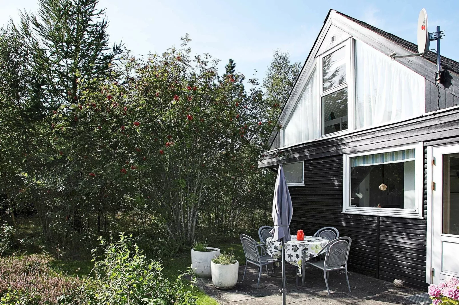 Prettige cottage dicht bij Sallingsund met een terras-Uitzicht