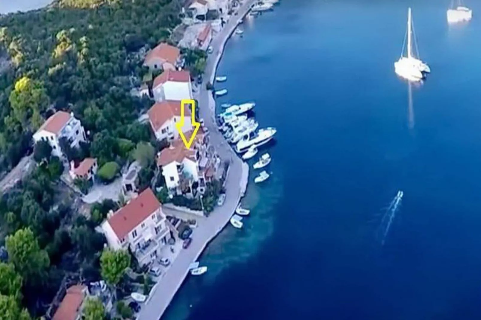 Apartments Malo Lago - One-Bedroom Apartment with Balcony and Sea View - 2nd floor (Apartment 7)