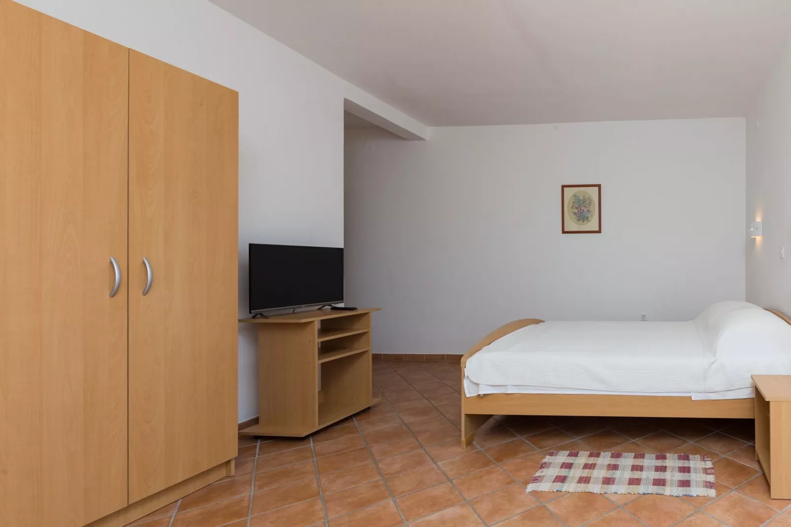 Villa Dubravka - Superior One Bedroom Apartment with Balcony and Sea View (Apartman 6)-Slaapkamer
